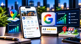 Google Business Profile optimization with local search, reviews and business visibility