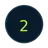 Number 2 icon representing a process step