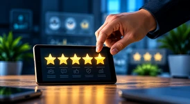 Online reputation management with customer reviews and ratings