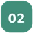 Number 2 icon representing the second process step