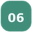 Number 6 icon representing the sixth process step