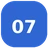 Number 7 icon representing the seventh process step