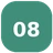 Number 8 icon representing the eighth process step