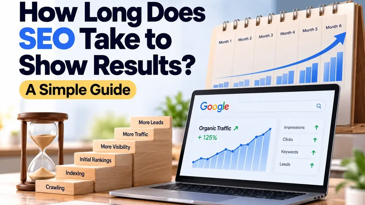 How long SEO takes to show results in Google search