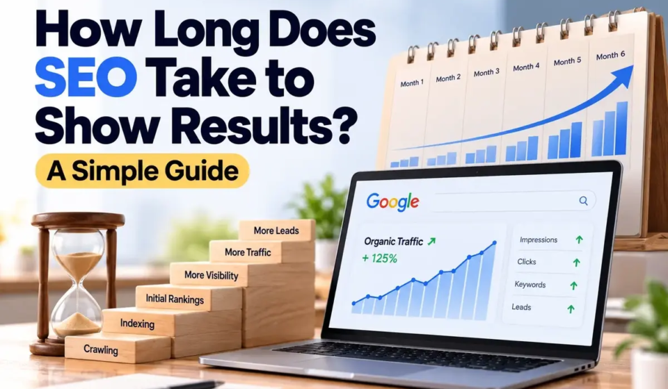 How long SEO takes to show results in Google search